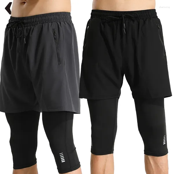 Running Shorts Custom Workout Gym Basketball Athletic Blanker Jogger Sport Fitness Hose mit Reißverschluss in Taschen für Herren 2215
