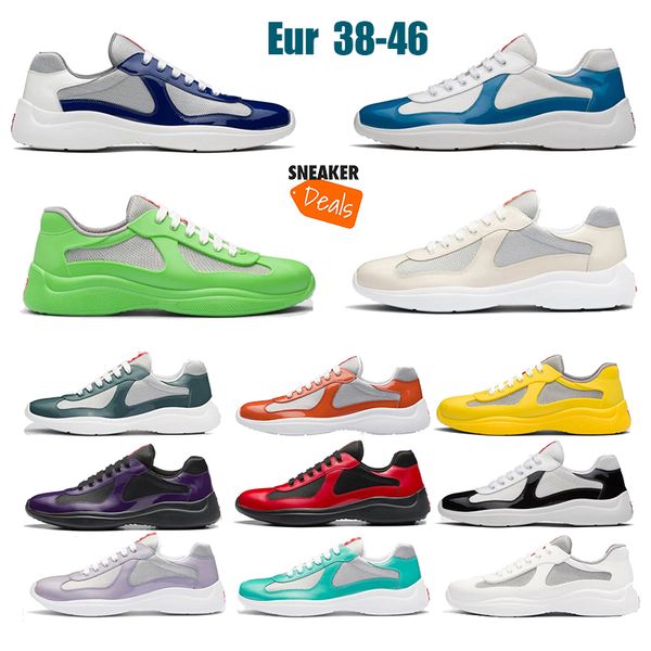 Nuove scarpe firmate Sneaker da allenamento in rilievo bianco nero azzurro verde denim rosa rosso lusso sneakers da uomo piattaforma bassa scarpe da ginnastica da donna Taglia 38-46