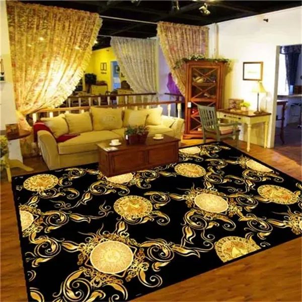 Eko ev mobilyaları sanat halı tasarımcısı ünlü klasik kat mat moda estetik yatak odası salonu oyun odası kat popüler dekor paspaslar kayma anti-kayma modern halı