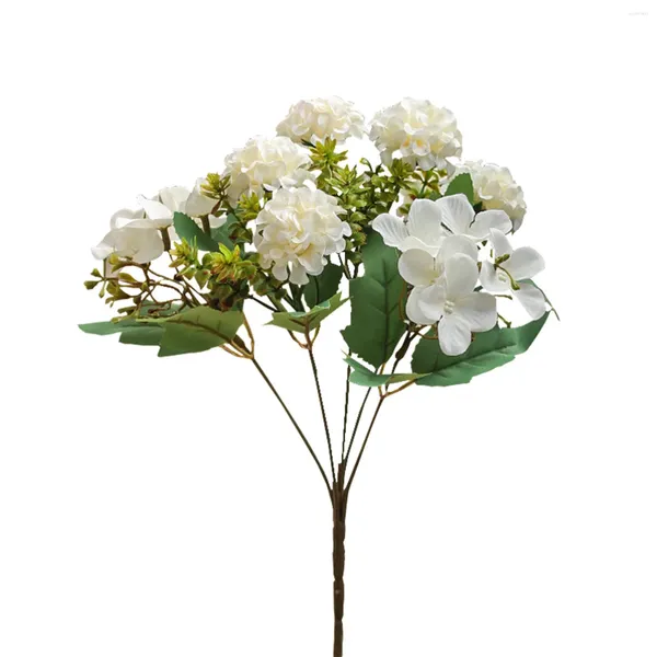 Dekorative Blumen, 30 cm, simulierte Hortensie, Kunststoff, mehrfarbig, künstliche Kugel, Mehrzweckblume für Hochzeit, Geburtstag, Party