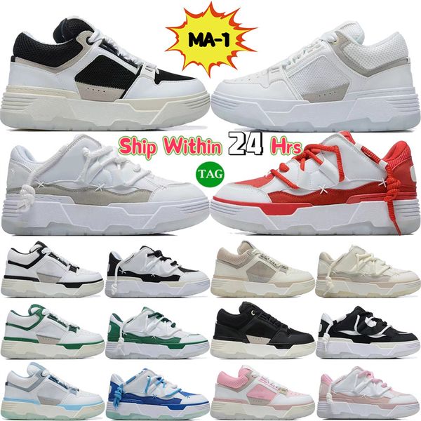 Novos sapatos de designer masculino baixos tênis casuais branco preto cinza verde azul vermelho profundo marrom creme rosa mulheres treinadores esportivos de luxo MA-1 interromper sapato de recreação ao ar livre