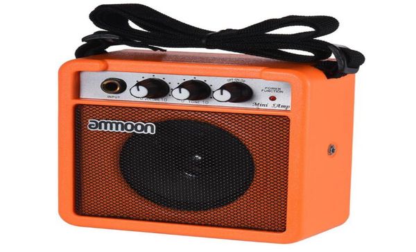 Mini 5 Watt 9V Pil Güçlü Amplifikatör Hoparlör Akustik Elektro Gitar Ukulele HighSensive9909048