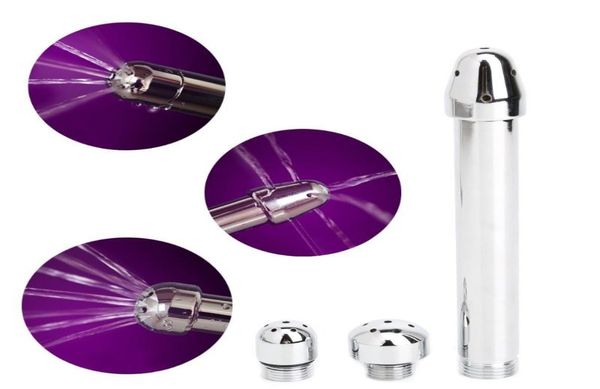 Anal Douche Vaginal Reiniger Dusche Reinigung mit 3 Kopf Plugs Einlauf Anal Reiniger Butt Plugs Erwachsene Sex Spielzeug8790936