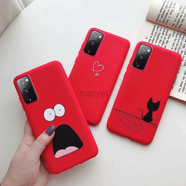 Custodie per cellulari Custodia per Fundas Samsung Galaxy S20 FE S 20 S20FE Fan Edition Silicone Cover posteriore morbida e carina 2442