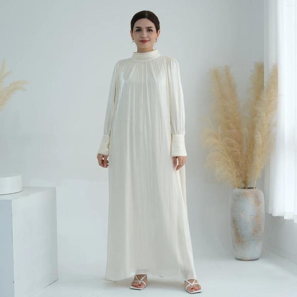 Ethnische Kleidung Abaya Elegante Muslimische Frau Kleid Dubai Sommer Glitzer Stoff Türkische Party Lange Kleider Für Frauen Islamische Kaftan Robe