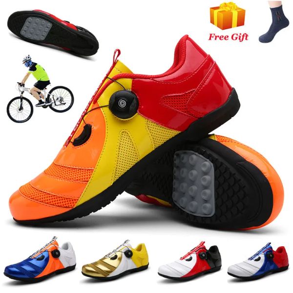 Stivali scarpe mtb economiche sneaker cicliche uomini uomini scarpe cicla