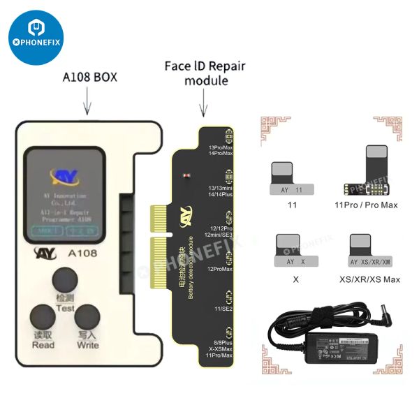 A108 Box Classista Multifunctional Restore per iPhone X 11 12 13 14 Batteria TONE VERO TONE NO ID FLOCCA