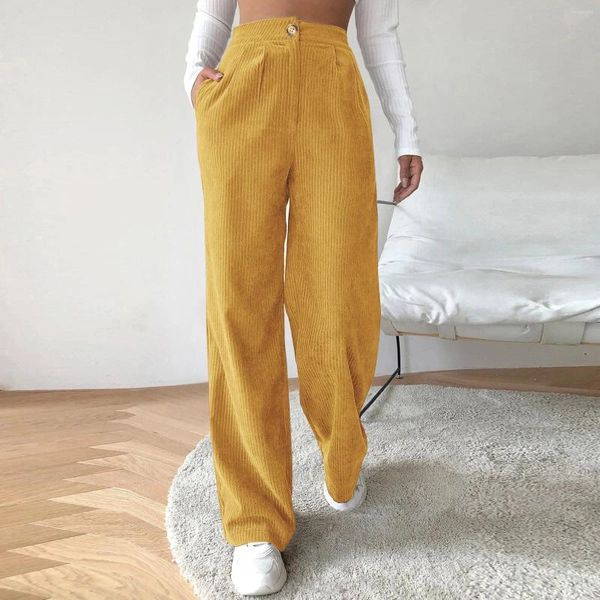 Calças femininas estilo coreano mulheres moda sólida elástica cintura alta sweatpants queda perna reta confortável emagrecimento calcinha casual trabalho