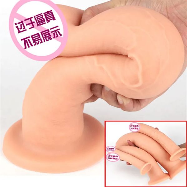 Giocattoli Nuovo Silicone Morbido Enorme Dildo Realistico Masturbatore Femminile Cavallo Cazzo Grande con Ventosa Dildo Giocattoli Del Sesso per la Donna