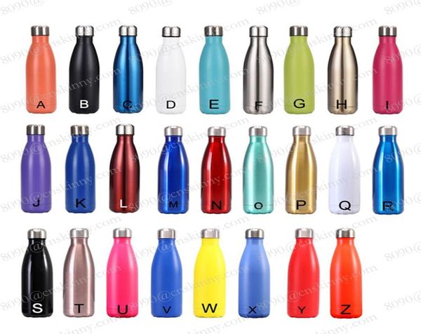 500 ml 17 oz solide kreative Cola-Form Wasserflasche doppelwandige Edelstahl Outdoor-Sport-Thermoskanne Cola Cup Flask9640131