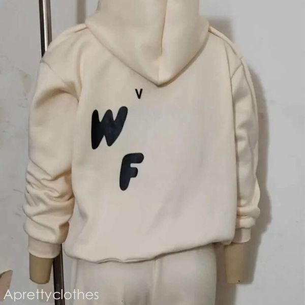 Tute da donna firmate Whites Foxs Set di alta qualità per abiti da donna Felpe con cappuccio Stampa Set da 2 pezzi Tute con cappuccio da donna Pullover Set Pantaloni sportivi 452 White Foxx