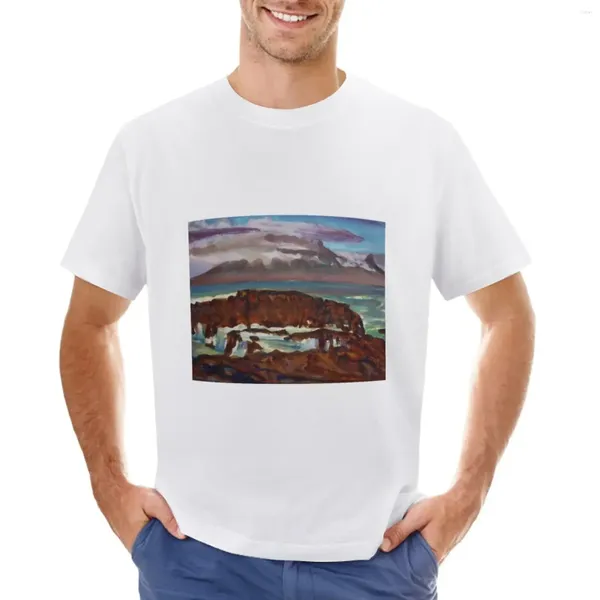 Monta de tabela de polos masculino de Bloubergstrand Cape T-shirt Roupas de verão personalizadas