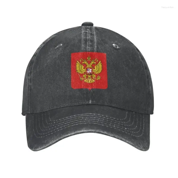 Ball Caps Punk Unisex Baumwolle Wappen Russland Baseball Kappe Erwachsene Einstellbare Papa Hut Männer Frauen Outdoor