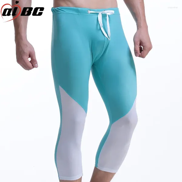 Mutande Pantaloni fitness sexy da uomo Nuoto Sport Spiaggia Capris Moda giovanile Fondo Lingerie Estate Comodi costumi da bagno