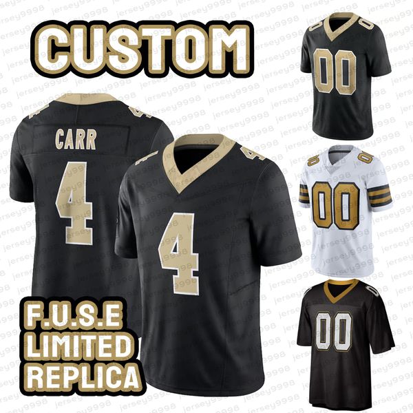 Großhandel 4 Derek Carr Alvin Kamara Limited Football Trikot Jamaal Williams Chris Olave Taysom Hill Tyrann Mathieu Jimmy Graham Draw Brees Marshon Legacy Replica JE