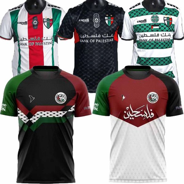 2024 2025 Palestina CD Palestino Camisas de futebol Chile CARRASCO CORNEJO SALAS DAVILA FARIAS Home Away Terceiro Pré-Jogo Treinamento Camisa de Futebol