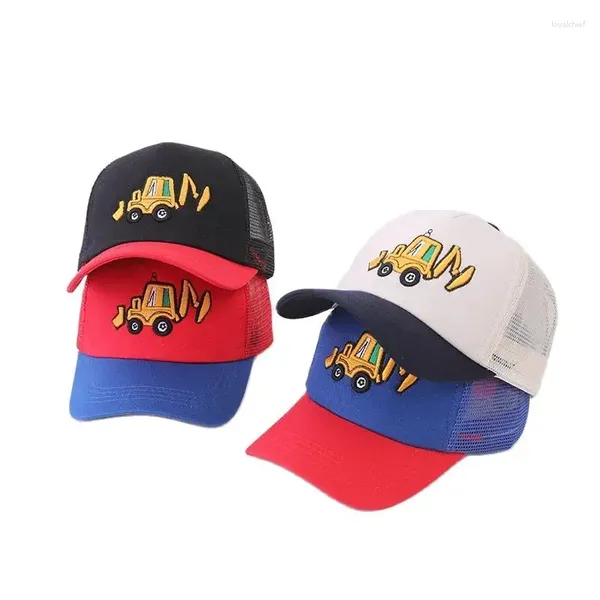 Top kapakları yapım yaz erkek kızlar kapak beyzbol ekskavatör nakış örtüsü şatslar bahar çocukları çocuk çocuk zirve açık snapback gorras