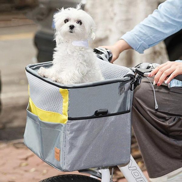 Köpek Taşıyıcı Bisiklet Evcil Hayvan Sepeti Sepeti Katlanır Portatif Dağ Bisikleti Elektrik