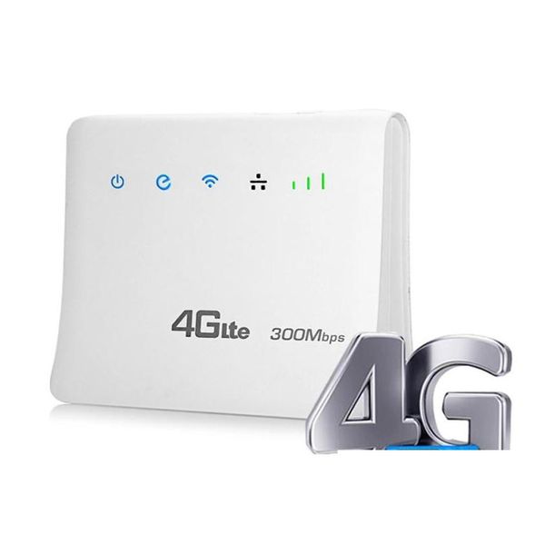Router Router Wi-Fi 4G 3G Ltecpe Spot mobile con porta Lan Scheda SIM Gateway portatile3375658 Consegna drop Computer Rete Communi Otdbt