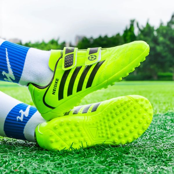 BOOTS Senage Yüksek Kaliteli Çocuk Futbol Ayakkabıları Açık havada Futbol Koyaları Eğitim Futbol Botları Çocuk Çocuk Futsal Çim Spor Ayakları