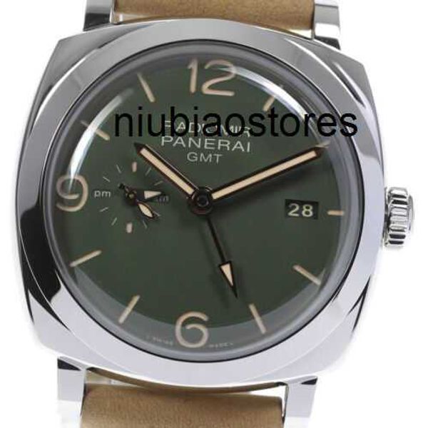 Designer Mens Watch Radio Meal PAM00998 Dial verde Automatico Acciaio inossidabile inossidabile Acciaio inossidabile Full WatS di alta qualità di alta qualità