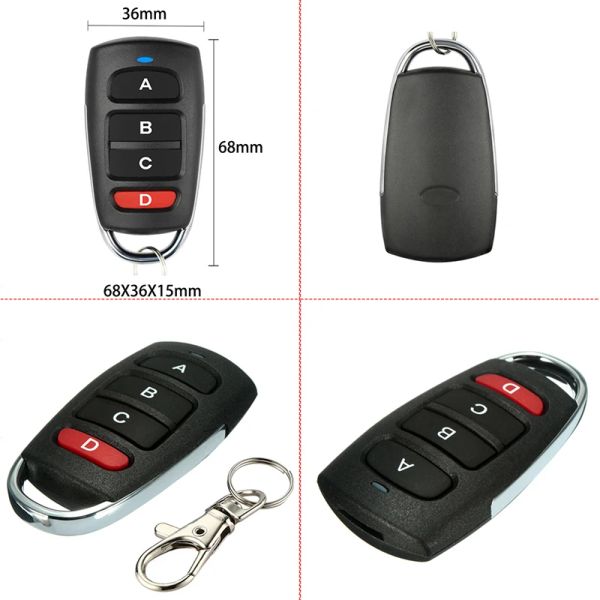 Per Norton Tx1e TX2E Garage Door Remote Control 433.92MHz Clone di codice fisso Norton Tx2E Tx1e Gate Comando di controllo remoto 433MHz