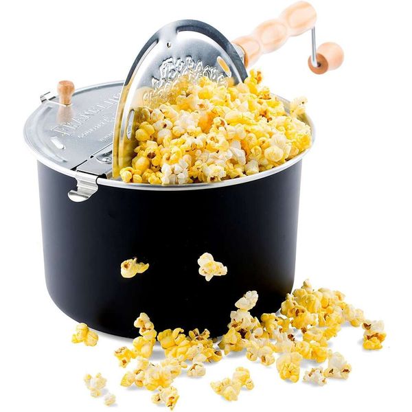 Franklin's Gourmet Popper - Fornello originale da 6 quarti con set biologico Cinema delizioso e sano - Popcorn fatto in casa Hine Like A Movie