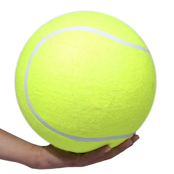 24 см для собачьего теннисного мяча гигантская игрушка для любимой игрушки теннисные мяч собаки жевать игрушечную игрушку Jumbo Детские игрушки для ваших любимых щенков.