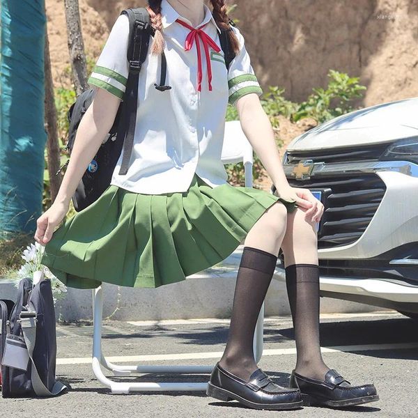 Kleidungssets im japanischen Anime-Stil, JK-Top, College-Uniform, kurzärmeliges Hemd, Anzug, Sommer-Seemann-Outfit, Rock, Cosplay