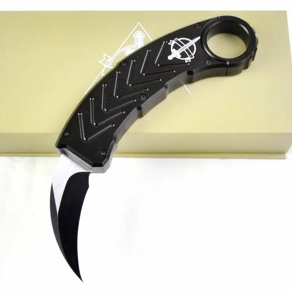 Theone Garra karambit faca dobrável automática 2,55 