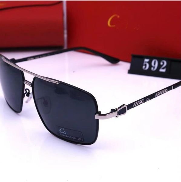 Designer Carttier Sunglasses para homens Mulheres recusam agosto doente lente Eyewear Sun Glasses Metal Frame Polícia de ciclismo Leia pessoas Segunda e Langzuhe