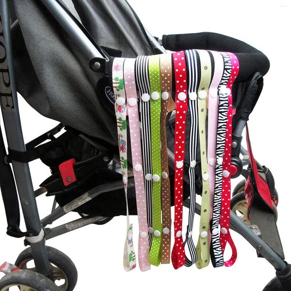 Parti per passeggino 1PC Accessori per neonati Gancio anti-goccia Supporto per cintura Giocattoli Cinghia fissa per ciuccio per auto per bambini