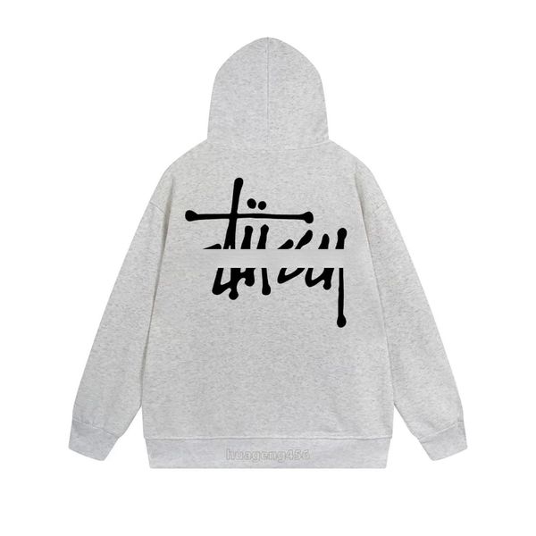 Stussy Hoodie Numero otto Ball Ball Hooded Classic Dice Day Poker Lettera di stampa con cappuccio asiatico S-4xl 432