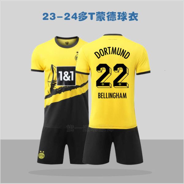 S Jersey Dortmund Ev Çocukları Öğrenci Eğitimi Yetişkin Set Spor Takımı Üniforma Grubu Erkekler ve Kadınlar İçin Satın Alma