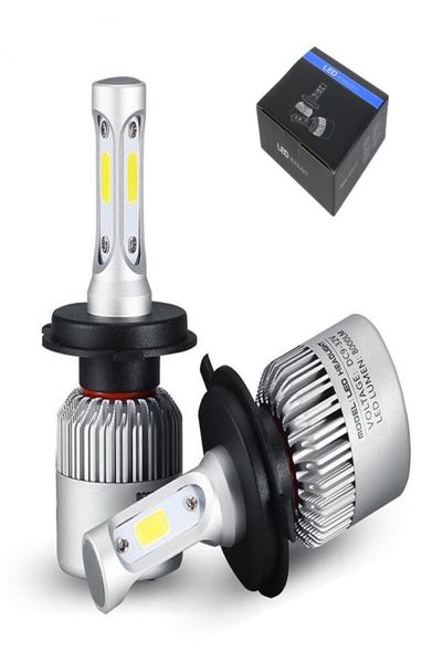 S2 H4 H7 H13 H11 H1 9005 9006 H3 9004 9007 9012 COB LED-Scheinwerfer 72 W 8000 LM Fern- und Abblendlichtlampe All-in-One-Autolampe 6500 K 18881081