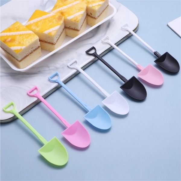 500 pezzi/sacchetto mini pala usa e getta cucchiai creativa cucchiaio gelato cucchiaio di plastica da dessert-spoon t9i002603