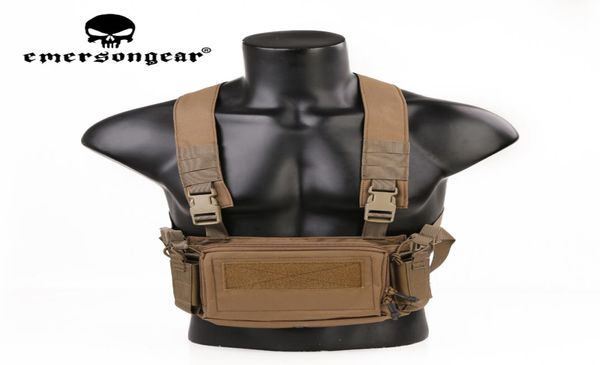 Emersongear Taktische D3CR Micro Chest Rig Modular Für Plattenträger Weste MOLLE Jagd Schützen Airsoft Gear9252983