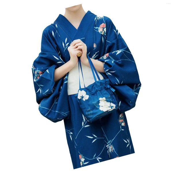 Abbigliamento etnico Kimono giapponese da donna Cosplay tradizionale per la casa in maschera di San Valentino