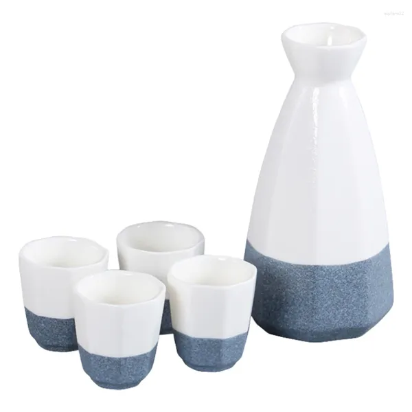 Copos de vinho 5 peças conjunto japonês pintado à mão copo de cerâmica design porcelana copos de cerâmica artesanato s