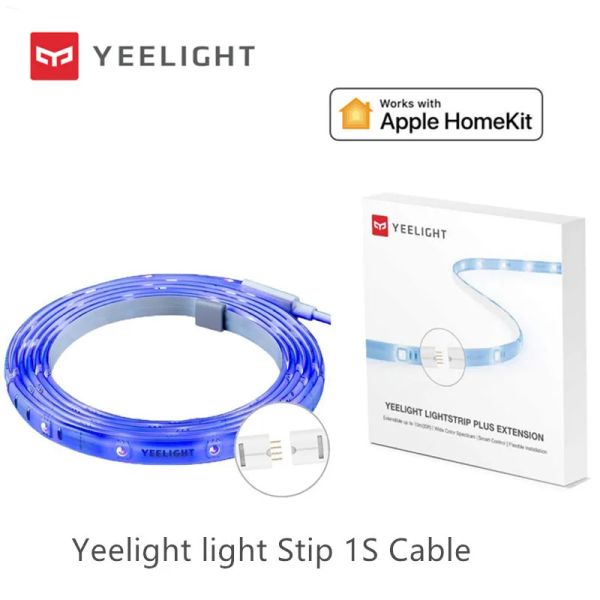 Steuerung Yeelight Smart Light Strip plus 1s 1m Extendable LED RGB Color Strip Lights funktionieren Alexa Google Assistent Smart Home Automation