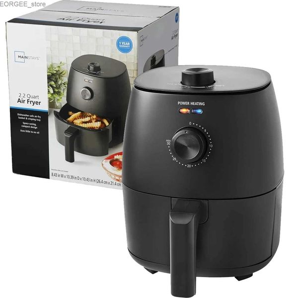 FRYERS AIR COMPACT FRIVER AIR CASHASHED SAFFASH CEST SAFE SAFE 1150W NERO 2,2 Quart Y240402