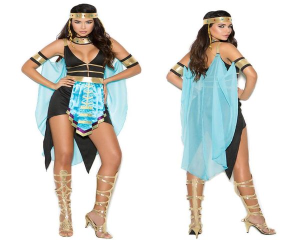 Costume da donna sexy egiziana romana da dea greca per cosplay di Halloween 10119183590