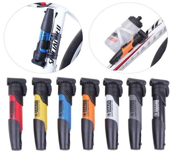 nave veloce Gonfiatore per bici Pompa per bici Pompa d'aria per bicicletta Gonfiatore per ciclismo Mini pompa a mano portatile super leggera Accessori per biciclette6395879