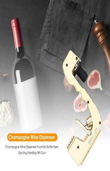 Champagner Wein Spender Brunnen Flasche Bier Auswerfer Fütterung Flirt Gun für Hochzeit Party Nachtclub Bar Werkzeug Andere Bar Produkte8714816