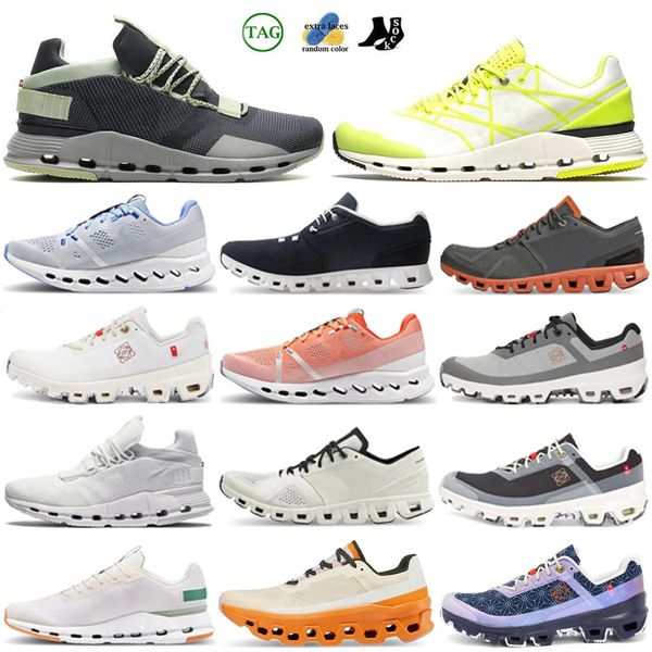 Nova White Pearl oon Cloudd Mans Womans Nova Form Tennis Running Man Shock Sneakers Uomo Donna Designer Scarpe Donna Foglia Perla Federer