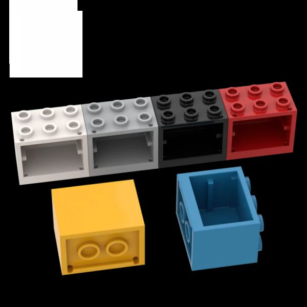 10pcs Moc Parti 92410 Armadio 2 x 3 x 2 Bricks compatibili Blocchi di costruzione fai -da -te Blocchi di particella Regalo per giocattolo cerebrale per bambini