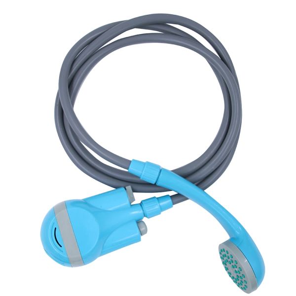 Werkzeuge tragbare Dusche im Freien im Freien/im Innen USB -Ladung Handheld wiederaufladbare Duschkopfpumpen mit 2 Düsen für Camping -Reisewagenwaschen