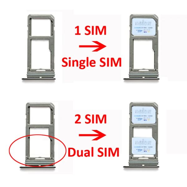 Per Samsung Galaxy S7 Edge G935 Originaria Ospionamento del telefono Nuovo Adattatore SIM Card e Porta del vassoio per schede micro SD