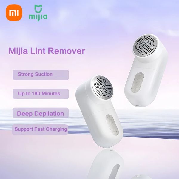 Dispositivos Xiaomi Mijia Removedor de fiapos Roupas Fuzz Pellet Trimmer Portátil Elétrico Cabelo Bola Trimmer Tapete Sweater Shaver 5Leaves Dehairer