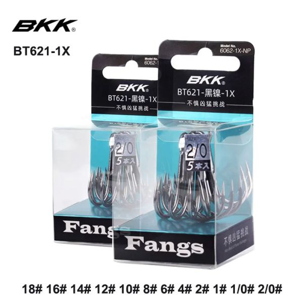 Anzóis BKK BT621SS1X Ganchos agudos Saias inoxidáveis Forte híbrido de alta resistência Ganchos de pesca Jigging Carbono Isca de pesca Ganchos